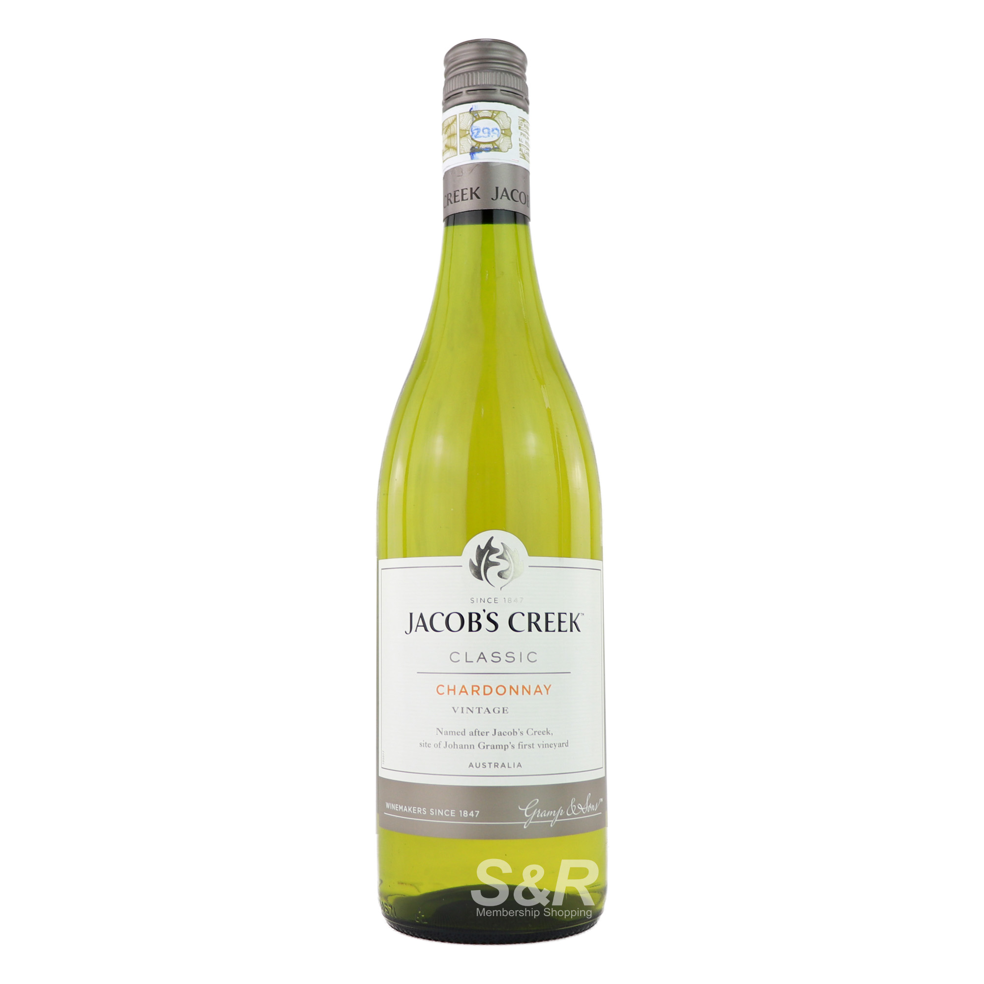 Jacob's Creek Classic Chardonnay 750mL Jacob's Creek Classic Chardonnay 750mL